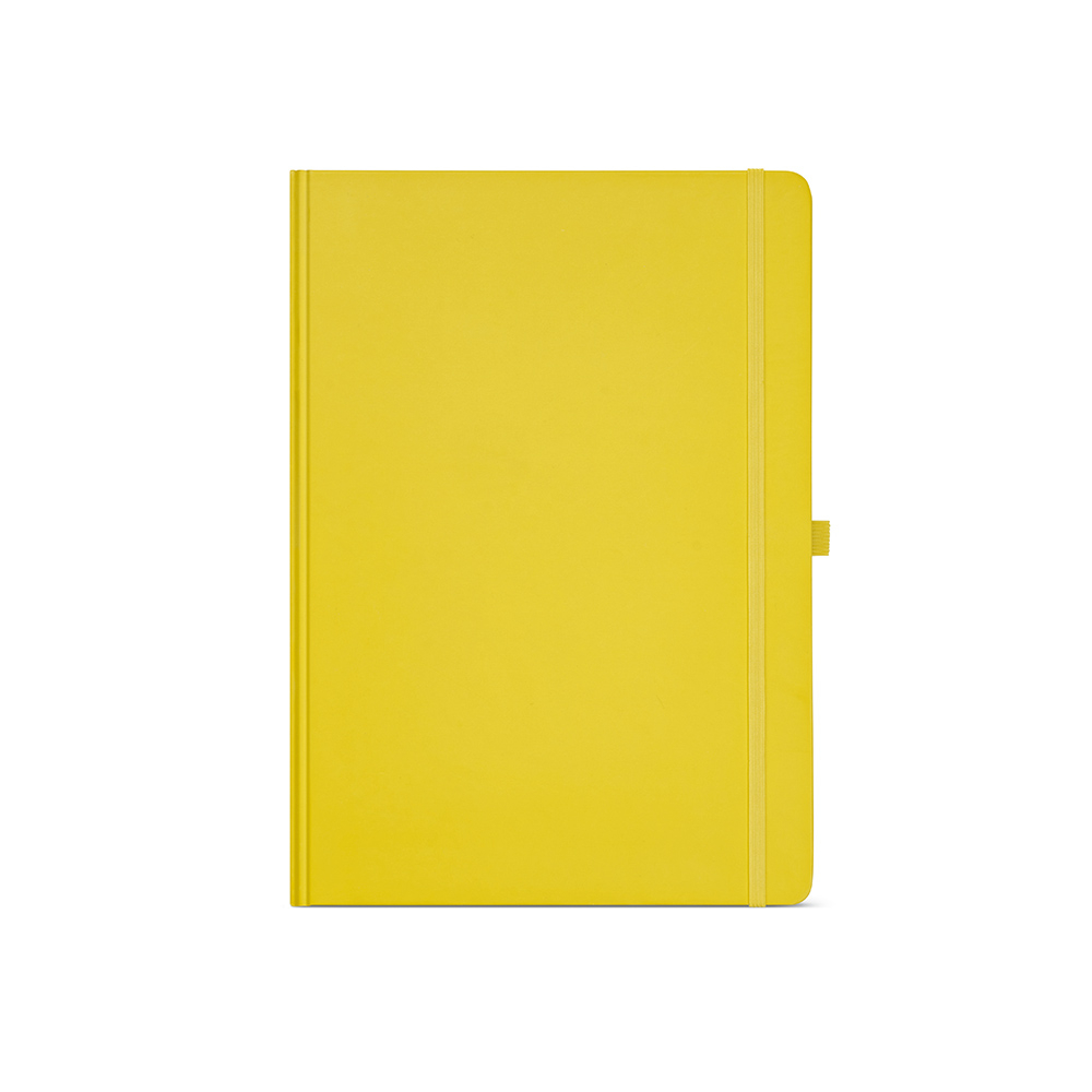 Carnet A4 personnalisé avec couverture rigide Marquez Jaune foncé